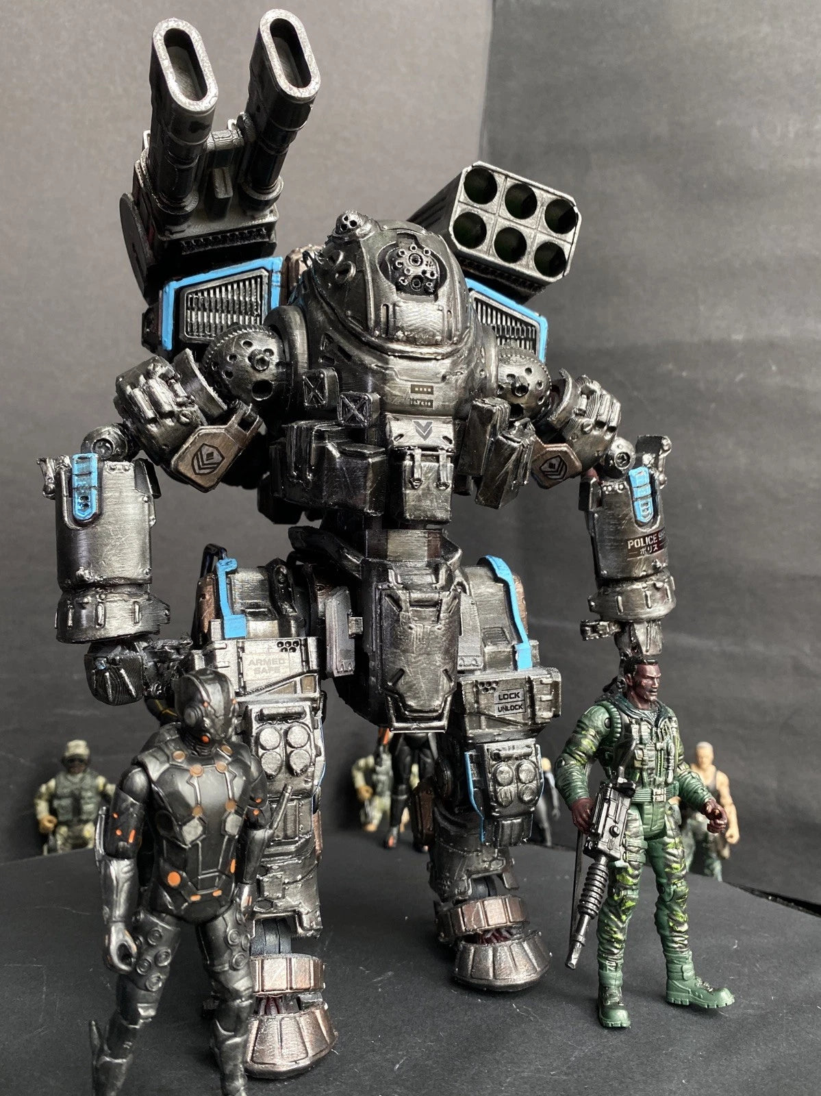 Cobra SIEGEFRAME OS-221 Urban Exo Custom Heavy Walker GI Joe vintage collectible