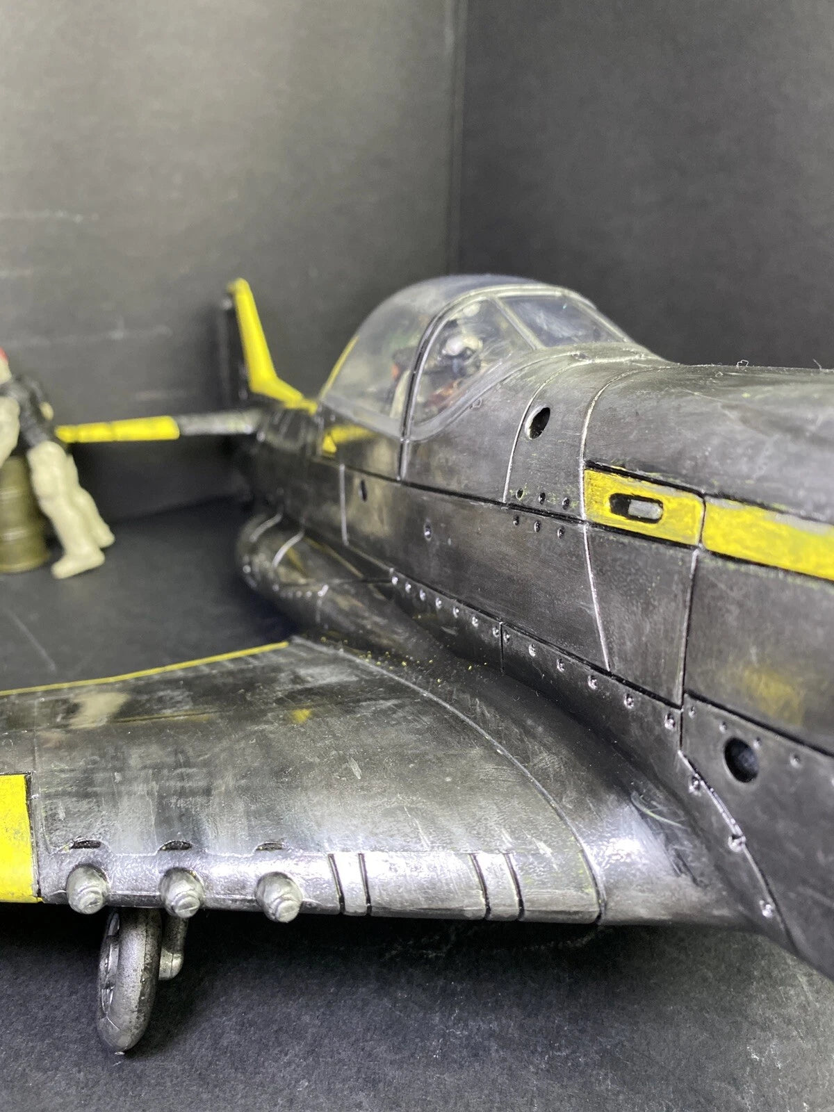 GI JOE COBRA Developmental Night Viper VX-9 Jet Fighter 1:18 handpainted Custom