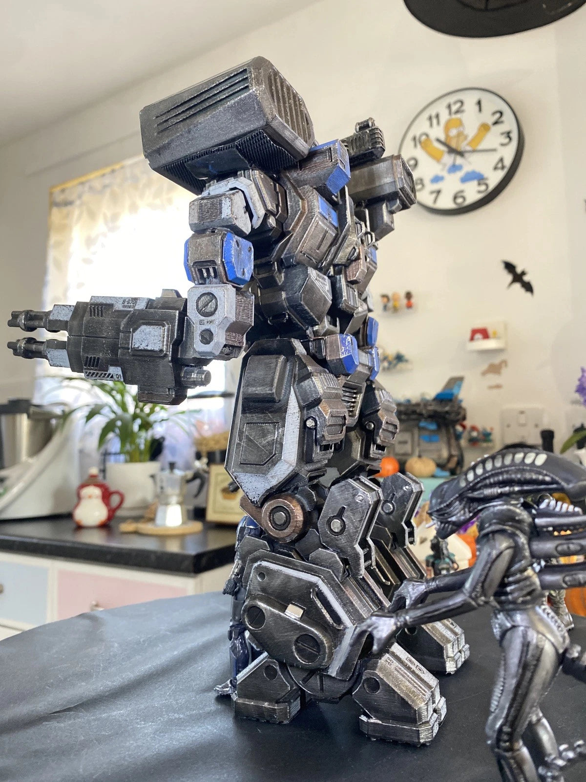 RoboCop ED-209 OCP Custom Mech Robot Walker Detroit Police vintage Collectible