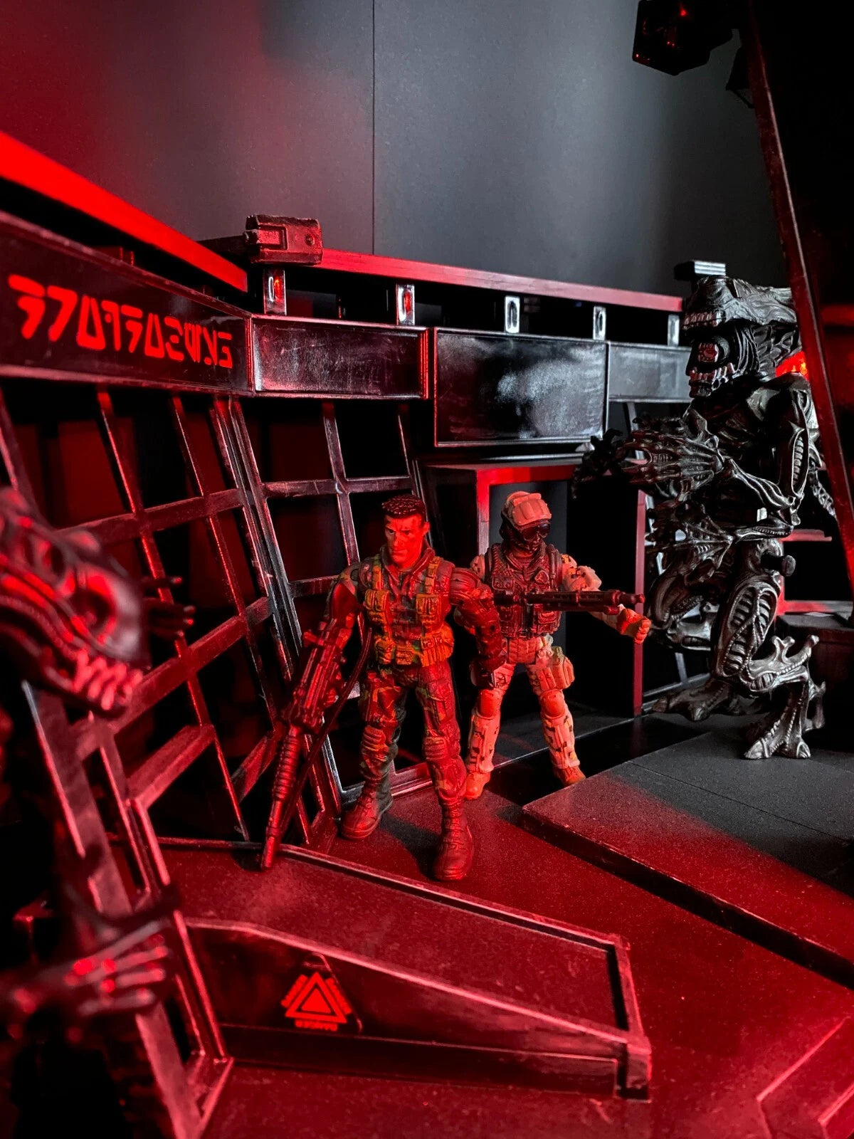 GI Joe Cobra Commander Snake Eyes Destro Custom Diorama Battle Base Collectible