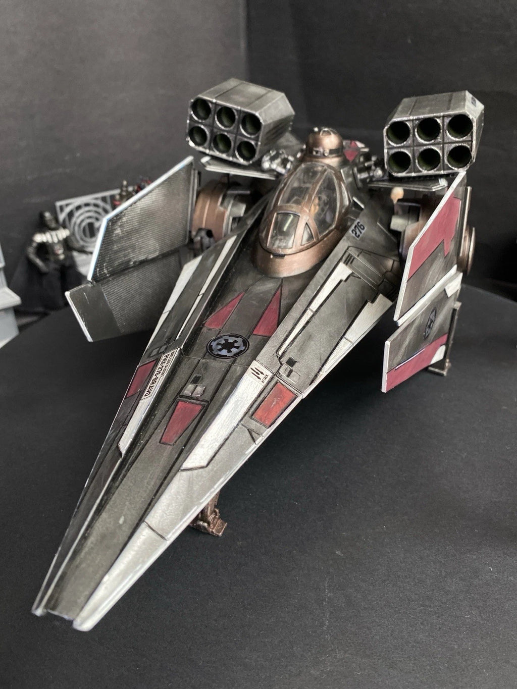 Andor Star Wars Hoth PHX-276 BRAVO V-Wing Interceptor Endor Sith Vintage Kenner