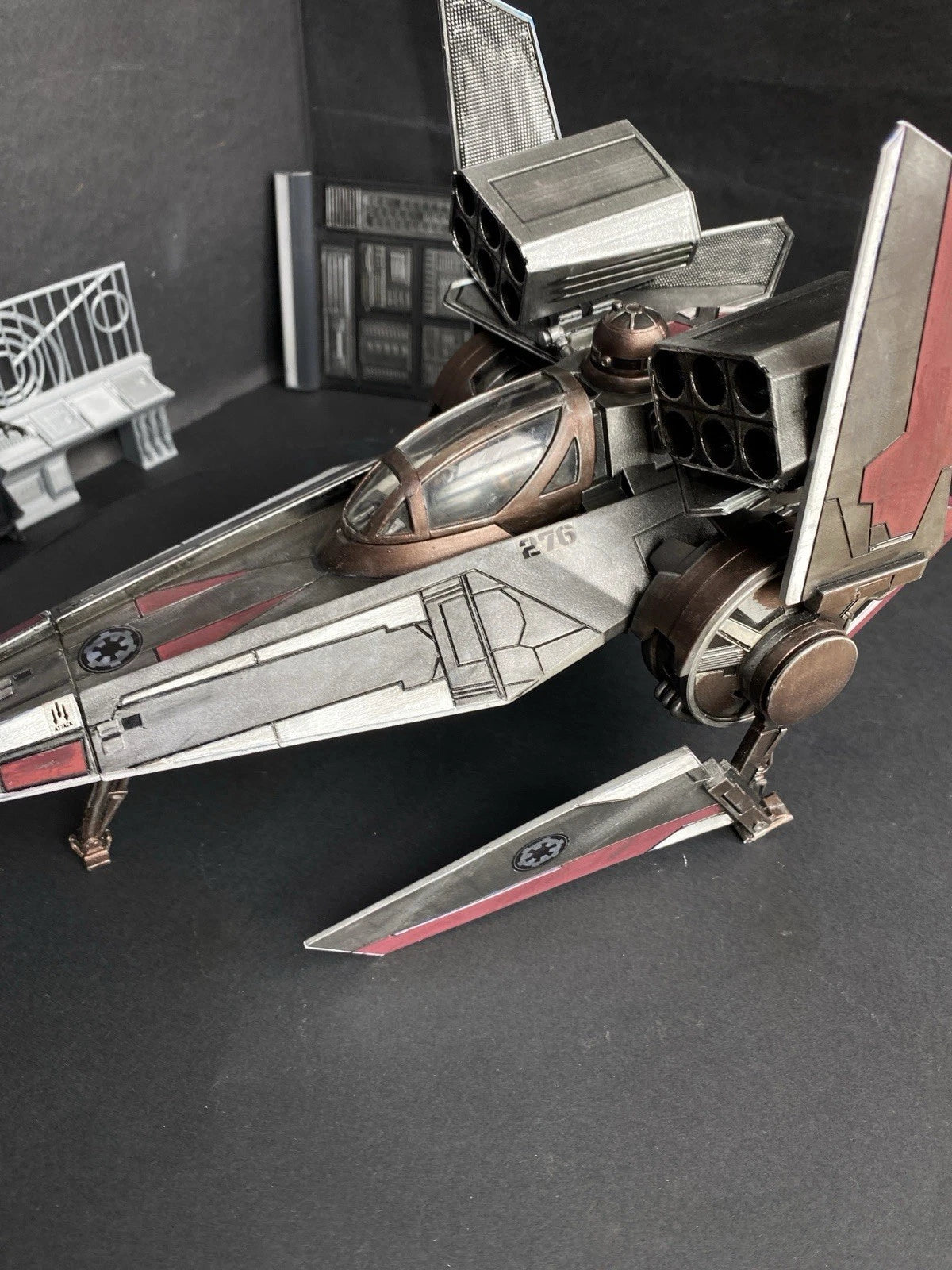 Andor Star Wars Hoth PHX-276 BRAVO V-Wing Interceptor Endor Sith Vintage Kenner