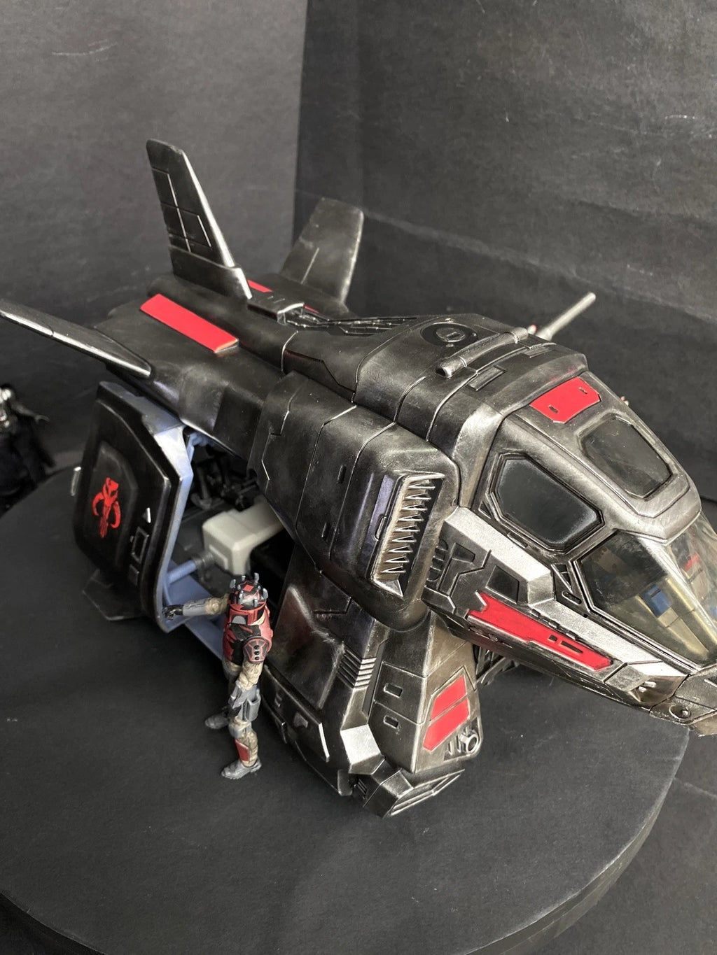 HISS-VTOL “Black Asp” – Cobra Dropship Gunship 3.75” Custom G.I. Joe collectible