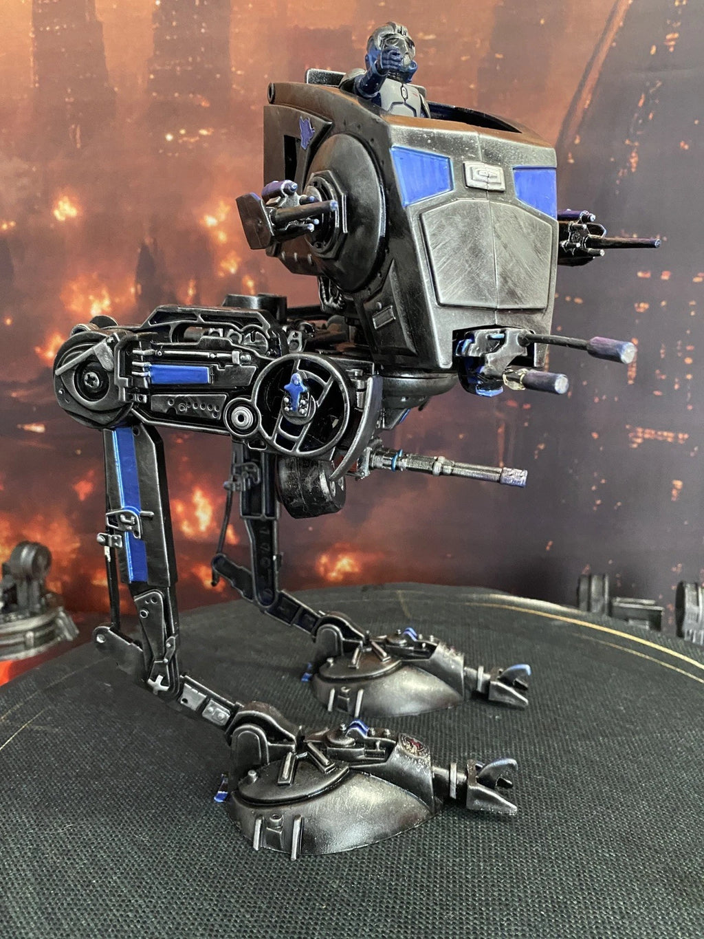 STAR WARS CUSTOM SHADOW TALON AT-ST COMMISSION HANDMADE VINTAGE KENNER COLLECTOR