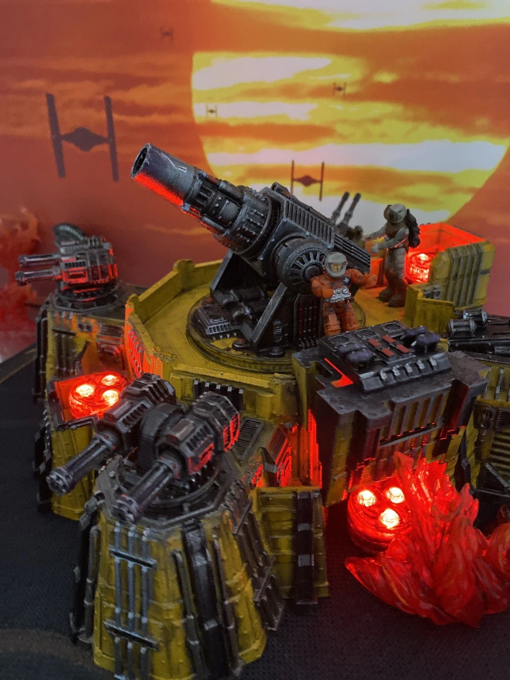 Ancient Gatefront Assault Commission | Stargate Custom / Diorama SG1 Painted