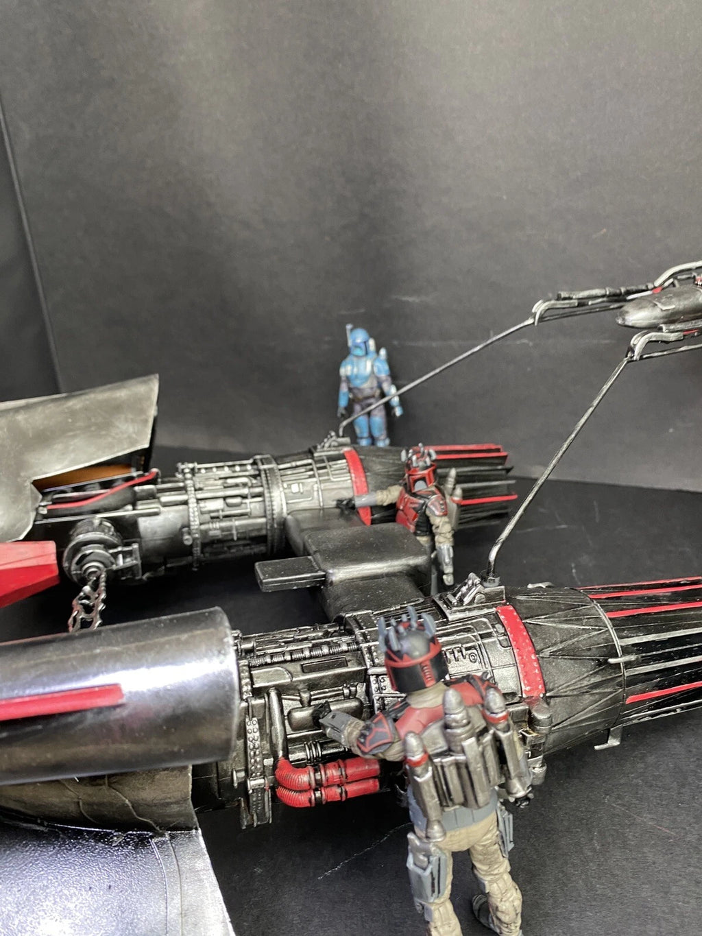 Star Wars Death Watch Pod Racer Original 1999 Kenner Vintage Black Series Empire - view 7