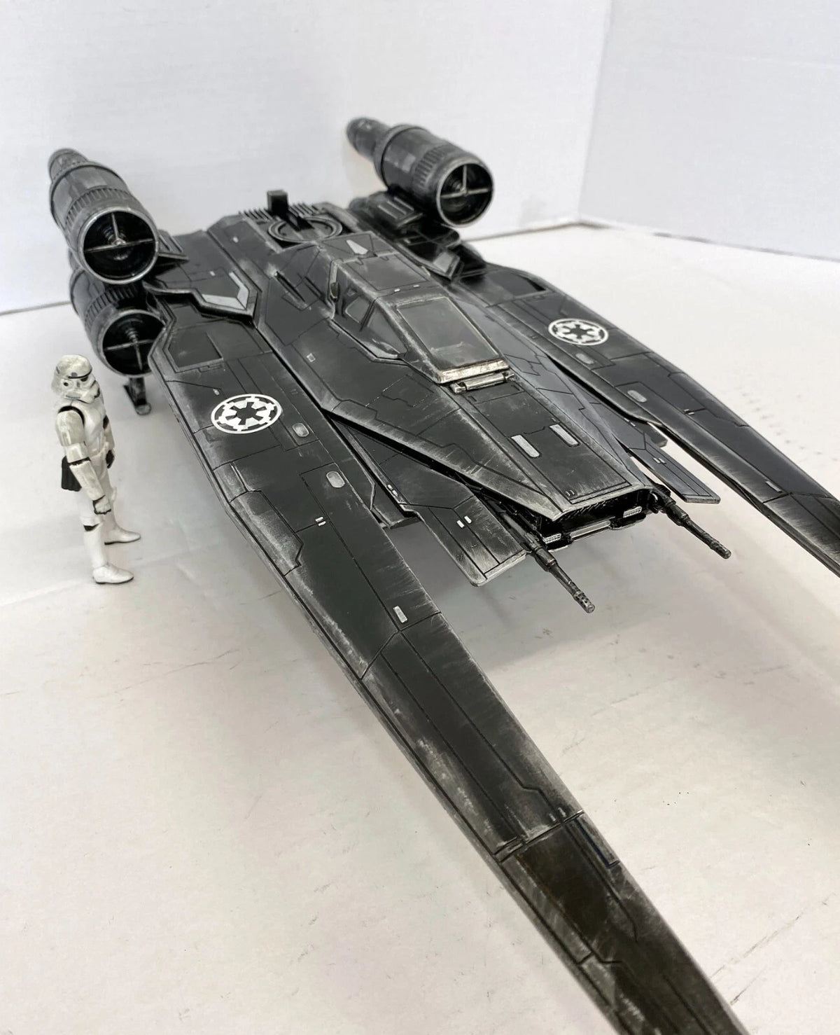 Star Wars Andor U Wing Imperial Sith Vintage Kenner Custom Empire Collectible - view 7