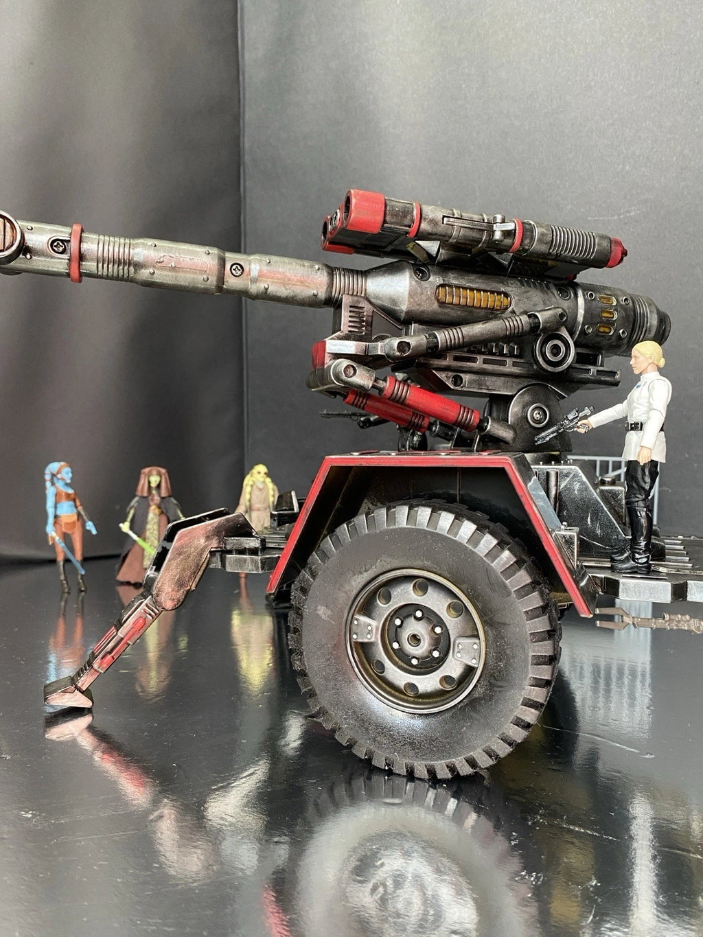 First Order Turbolaser Star Wars Heavy Artillery AV7 Andor Vintage Black Series