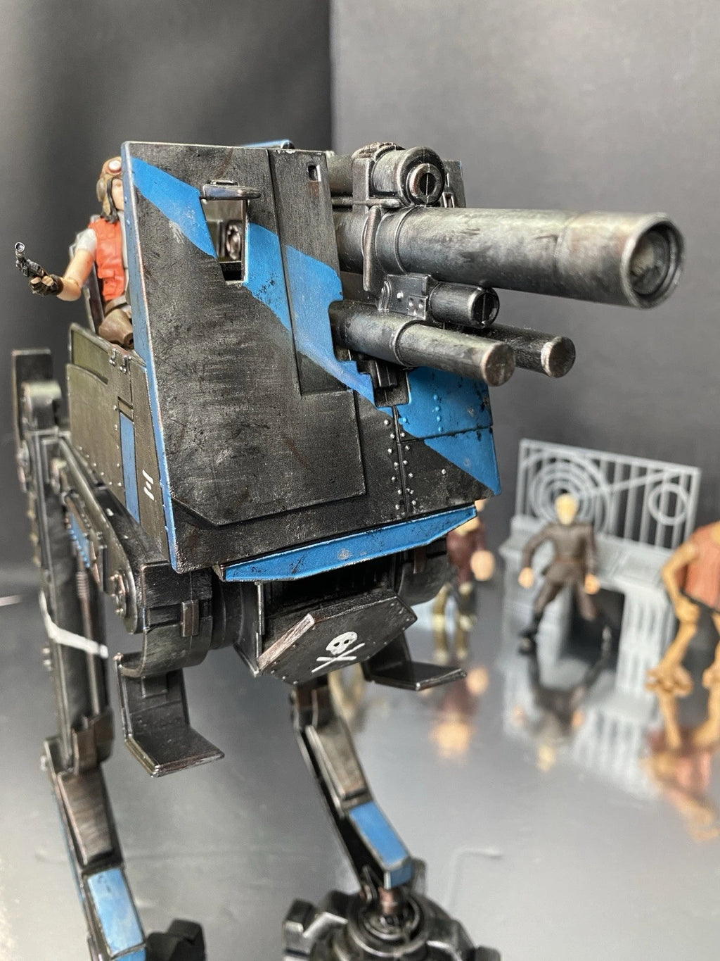 Blue Jackal Custom Imperial AT-DT War Walker 1:18 Hand-Painted One-Off Star Wars