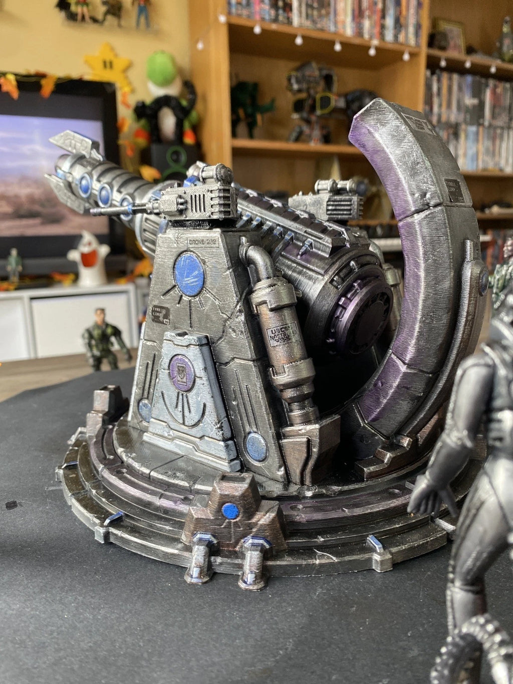 Bastion Sigma-9 Siege Cannon Emplacement | Warhammer 40K Custom Display Terrain