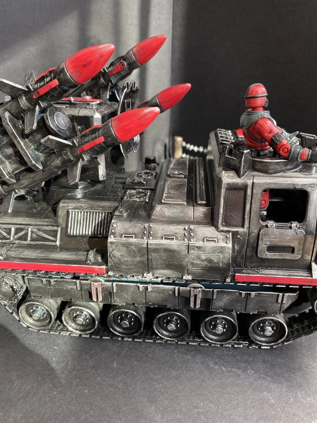 COBRA “RATTLETRACK” MISSILE CRAWLER | GI JOE Heavy Strike Launcher collectible