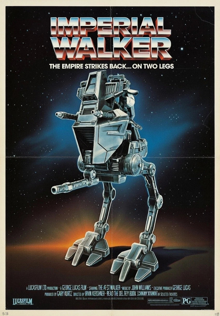 Star Wars Imperial Andor AT-RT Obsidian Stalker – Empire Kenner Sith Vintage
