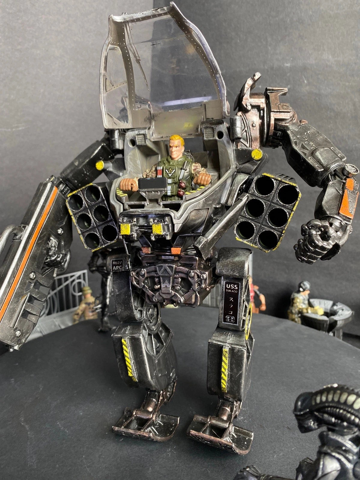 GI JOE COBRA CUSTOM SIEGE MECH WALKER 3.75 HASBRO VINTAGE VEHICLE COLLECTIBLE