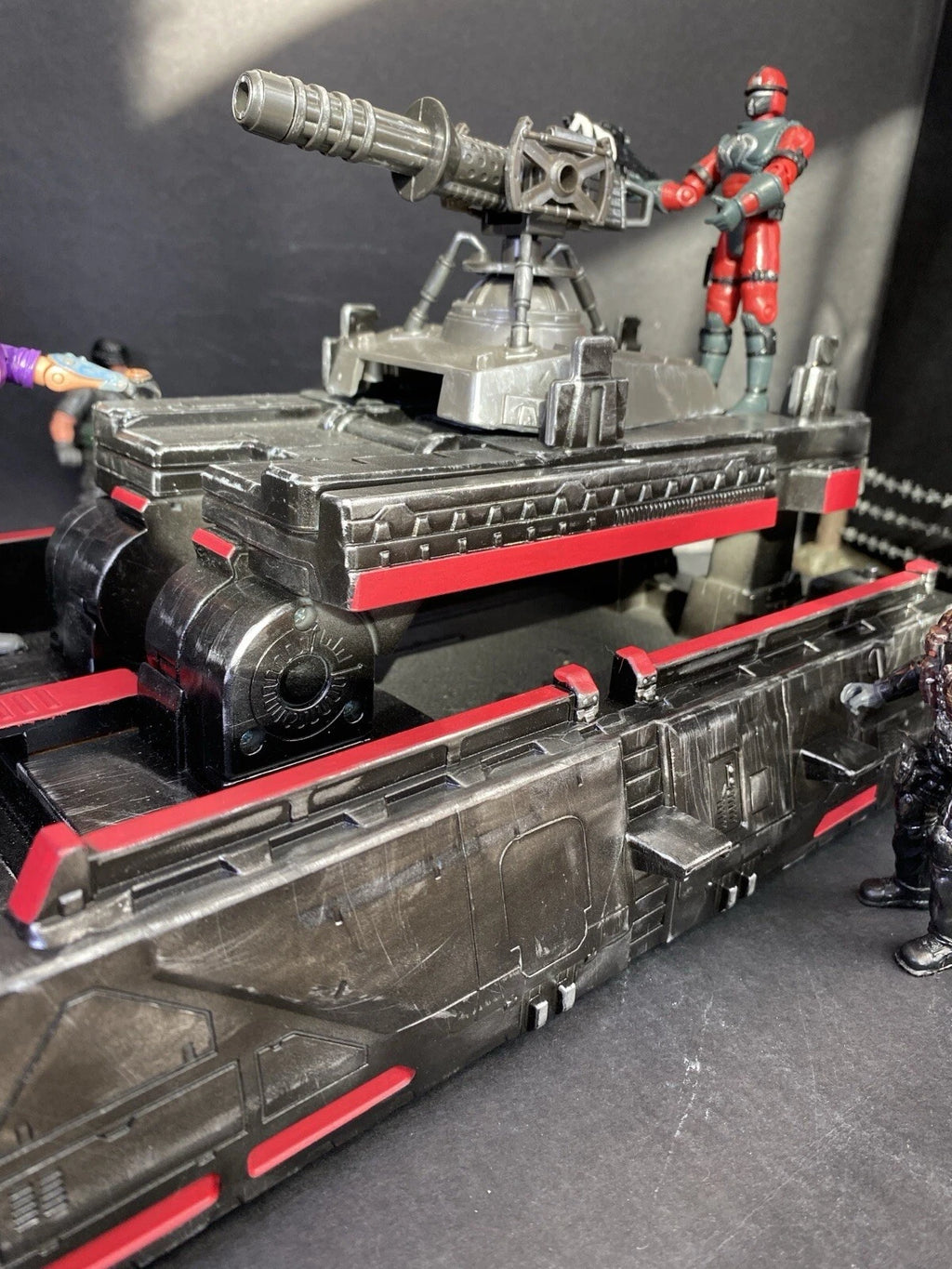 GI JOE COBRA Hover Tank Diorama 1:18 3.75 Inch Rare Collectible Vintage Custom