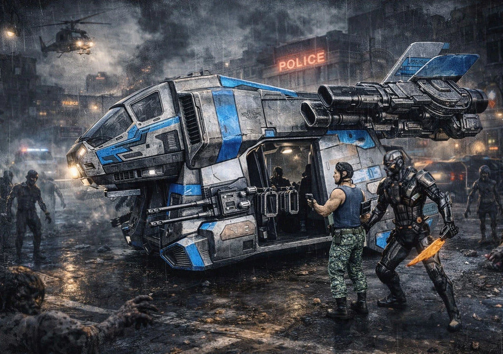 Resident Evil Umbrella Blue Sector-7 custom VTOL