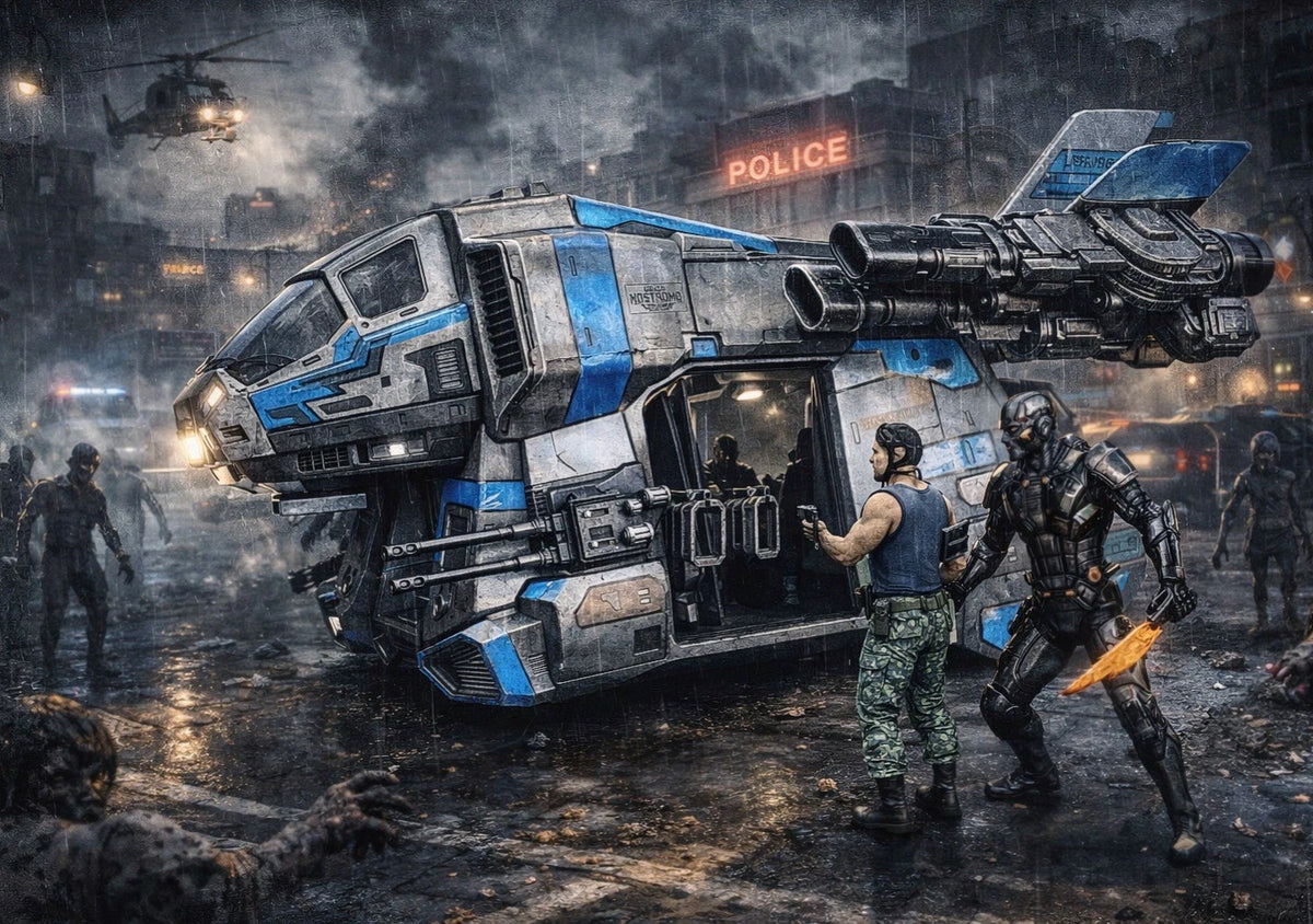 Resident Evil Umbrella Blue Sector-7 custom VTOL