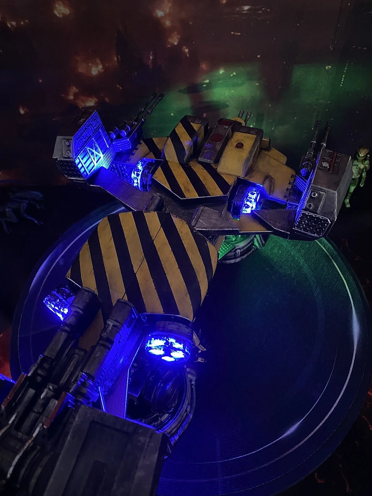 Aliens TITANIUM Gunship Colonial Marines Interceptor Romulus Earth Custom