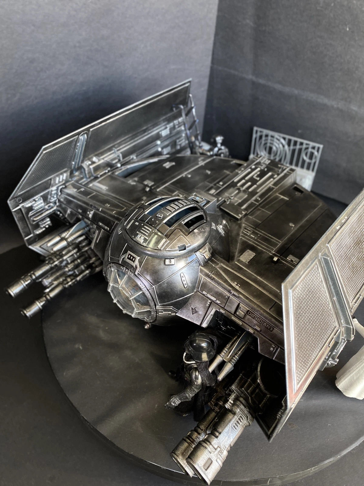 TIE Fighter – Star Wars custom hand-painted vintage Kenner sith jedi collectible