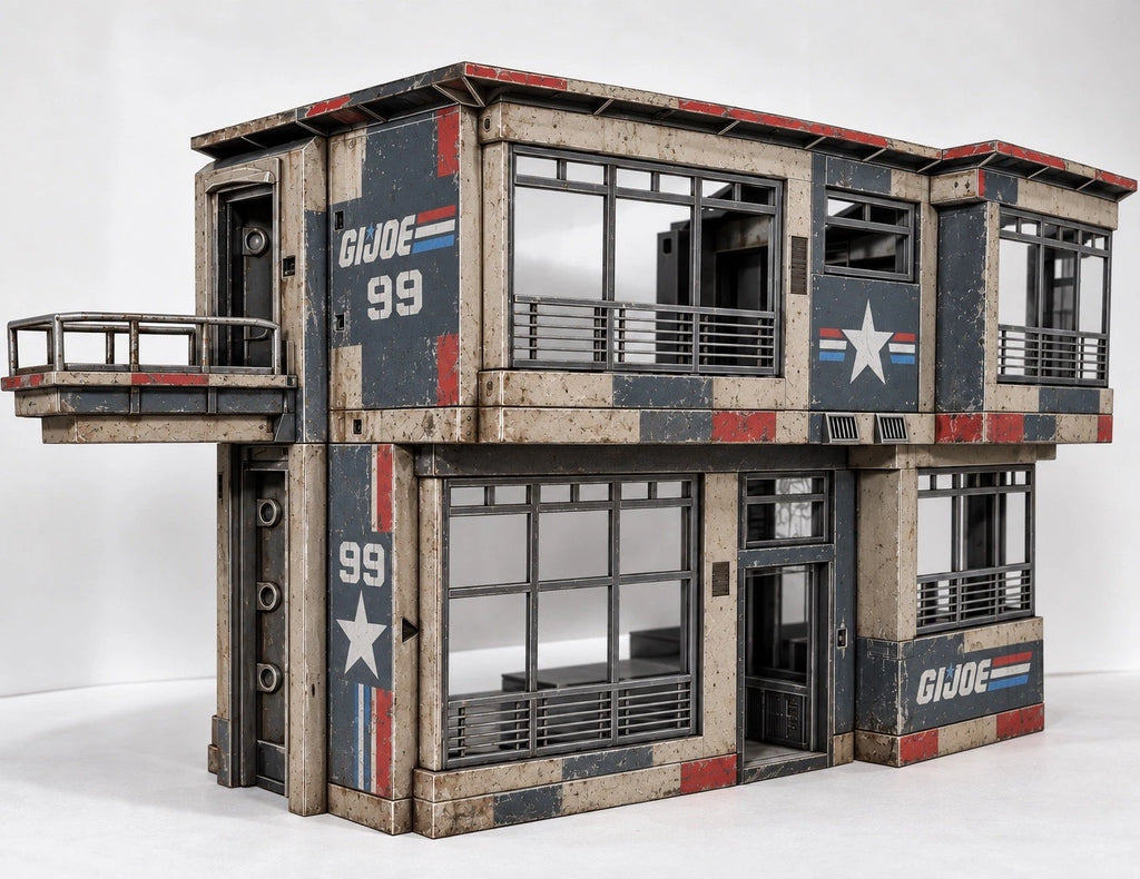 DIORAMA GI JOE CUSTOM COMMISSION COBRA 3.75 1:18 VINTAGE HASBRO COLLECTIBLE