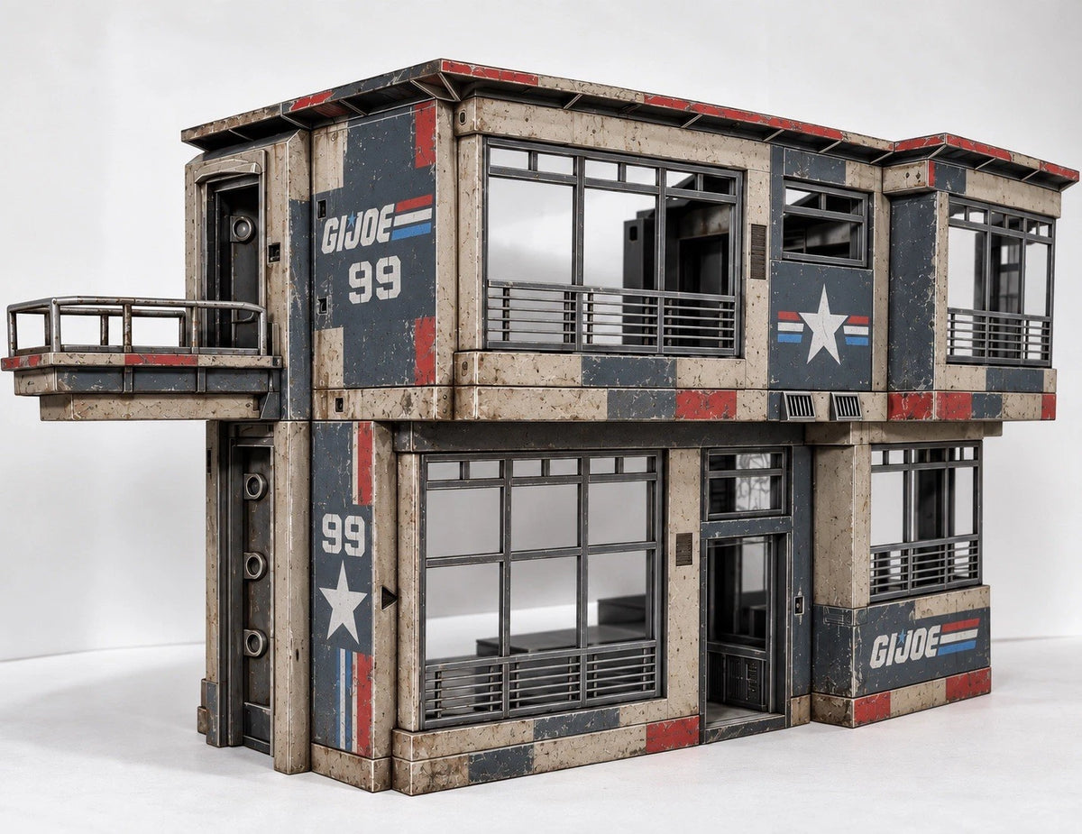 DIORAMA GI JOE CUSTOM COMMISSION COBRA 3.75 1:18 VINTAGE HASBRO COLLECTIBLE