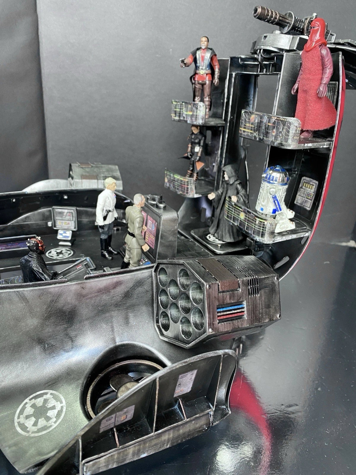 Sith Prototype Shuttle “Red Vortex” Custom Andor-Era Imperial Gunship Star Wars