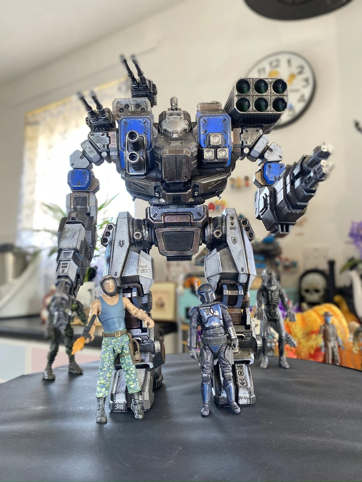 Cobra AttackMech OS-221 Urban Exo Custom Heavy Walker GI Joe vintage collectible