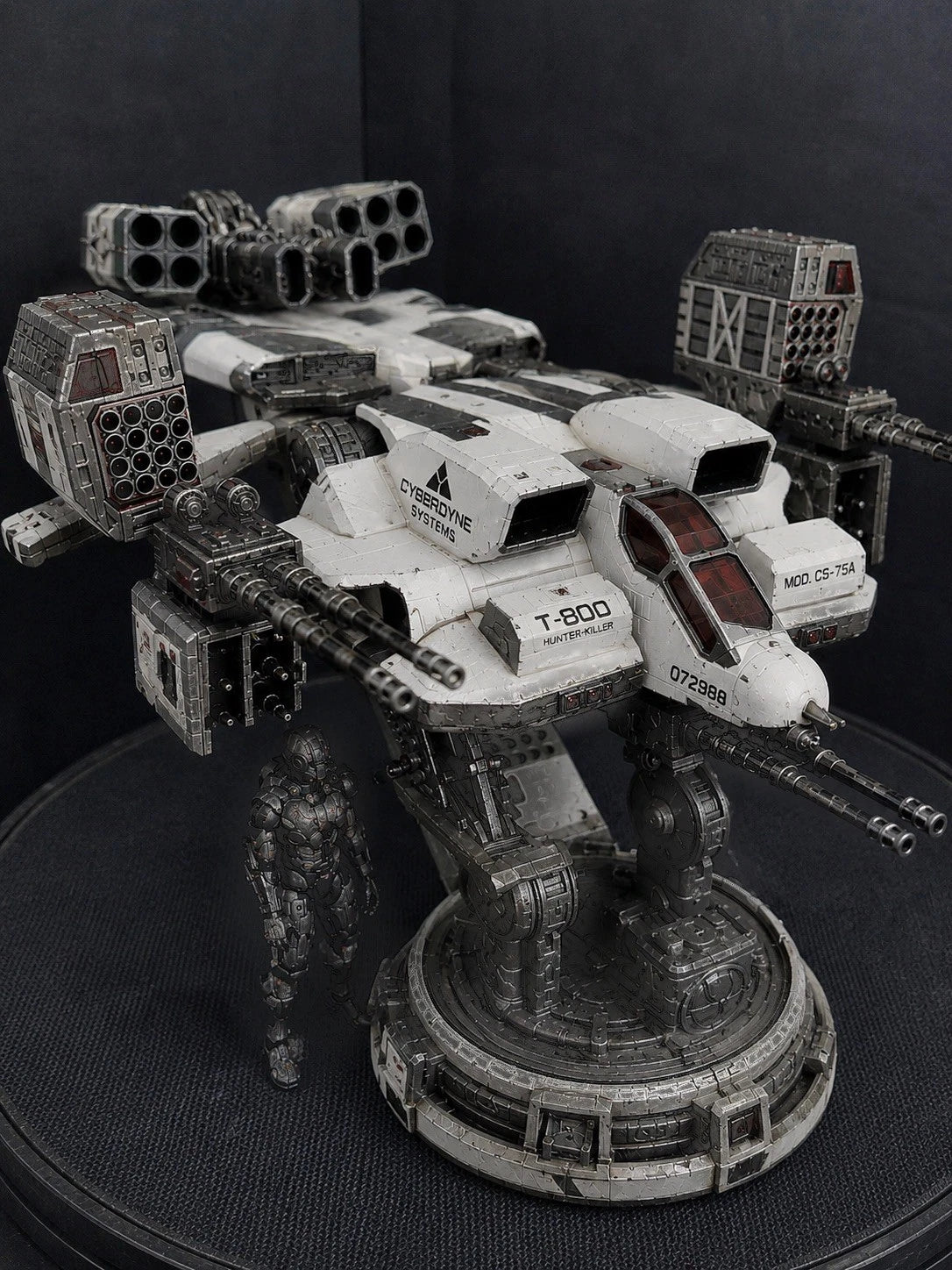 Terminator commission Hunter Killer Skynet Cyberdyne Kenner Custom Diorama