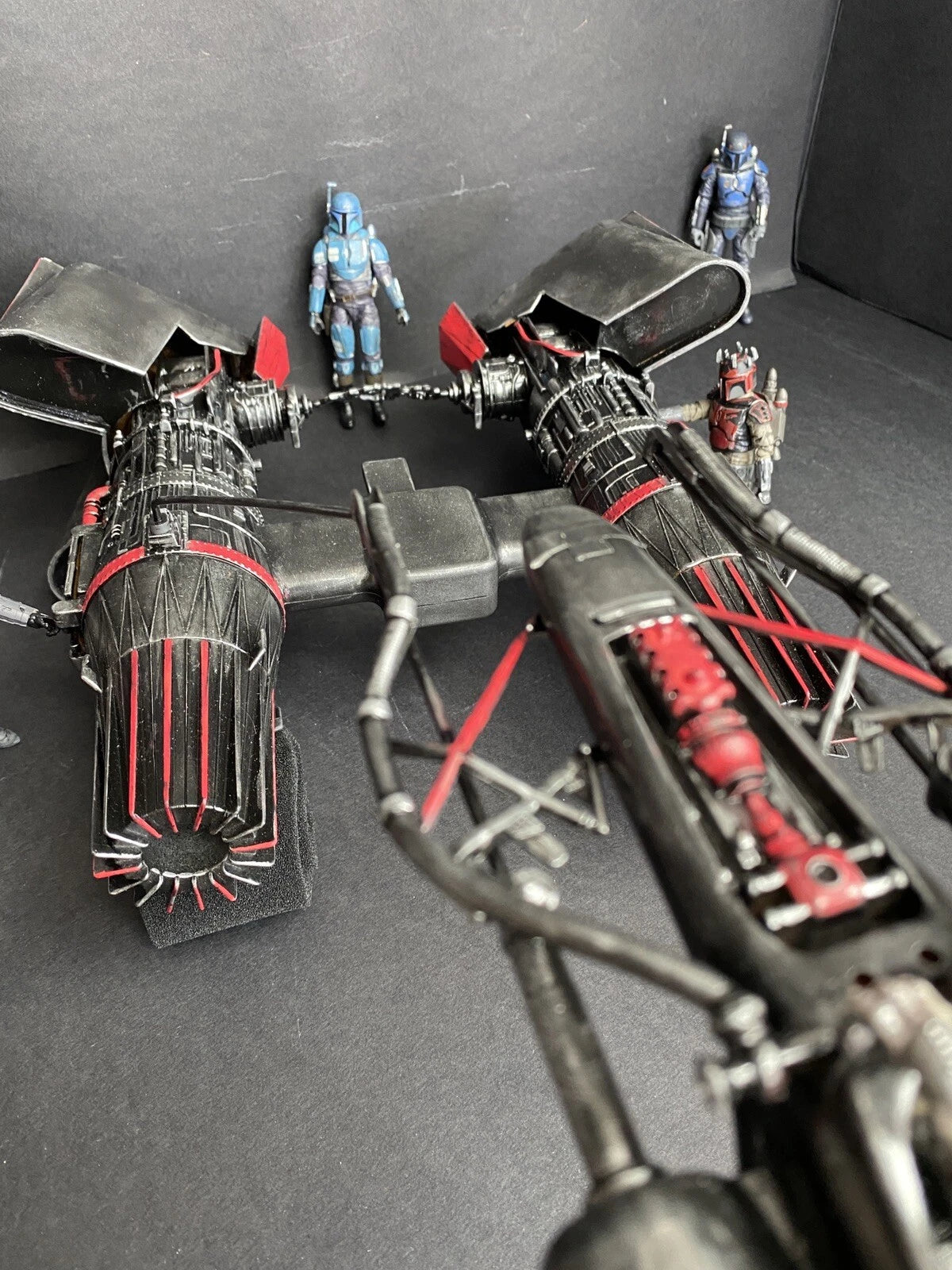 Star Wars Death Watch Pod Racer Original 1999 Kenner Vintage Black Series Empire - view 24