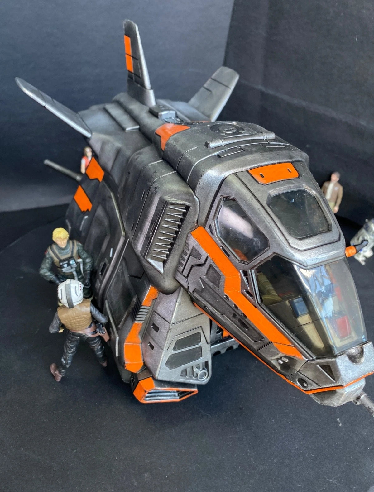 Star Wars Shuttle Gunship Transport Andor Rogue One Clone Wars vintage Custom