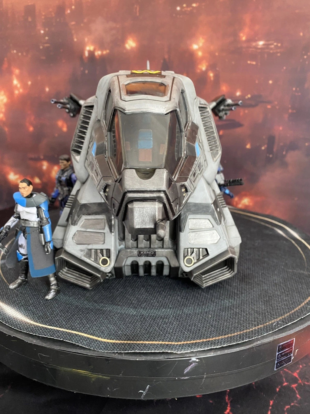 RoboCop OCP Custom Gunship Detroit Police Transport Urban Assault Battle Damaged