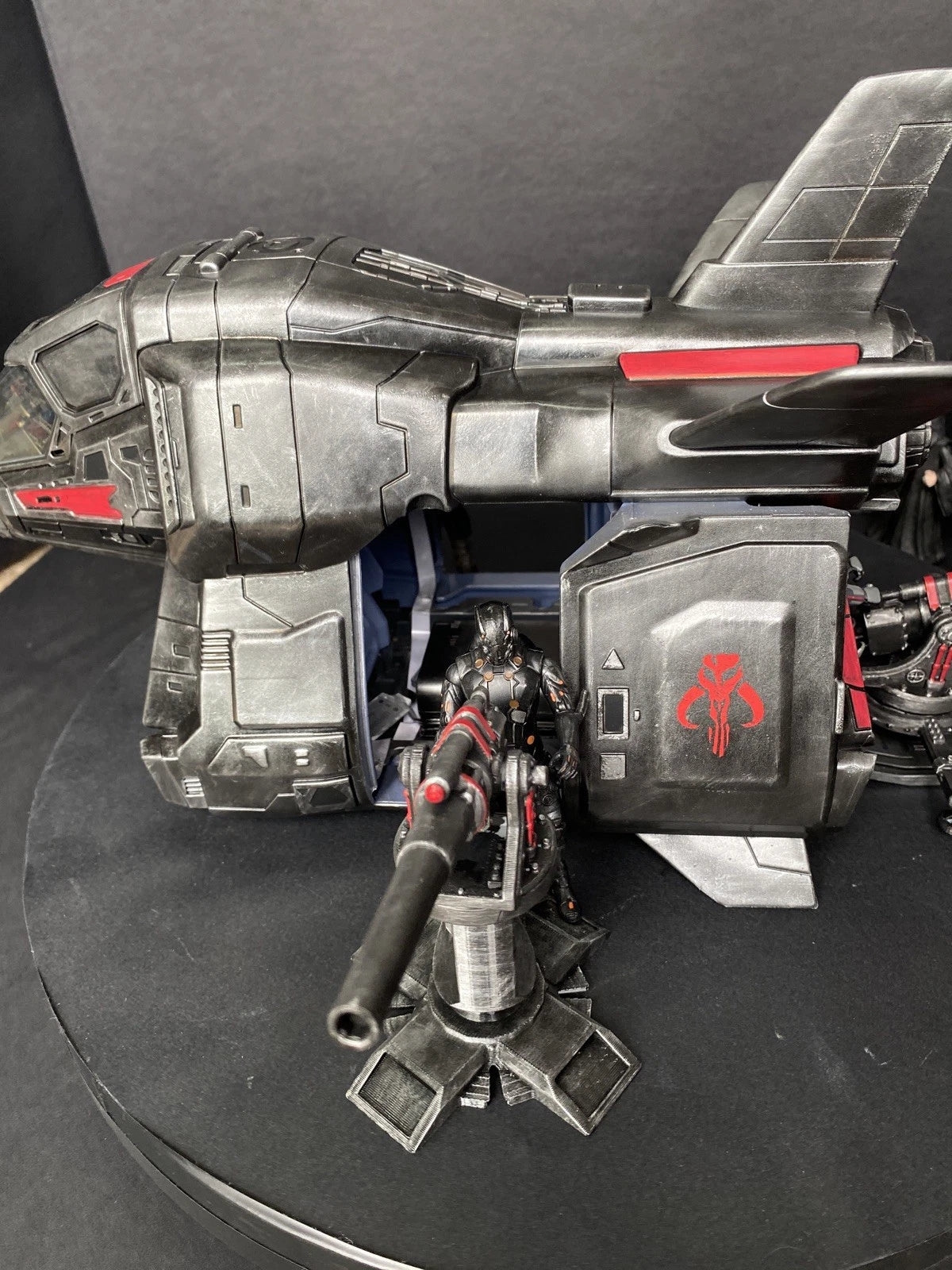 HISS-VTOL “Black Asp” – Cobra Dropship Gunship 3.75” Custom G.I. Joe collectible