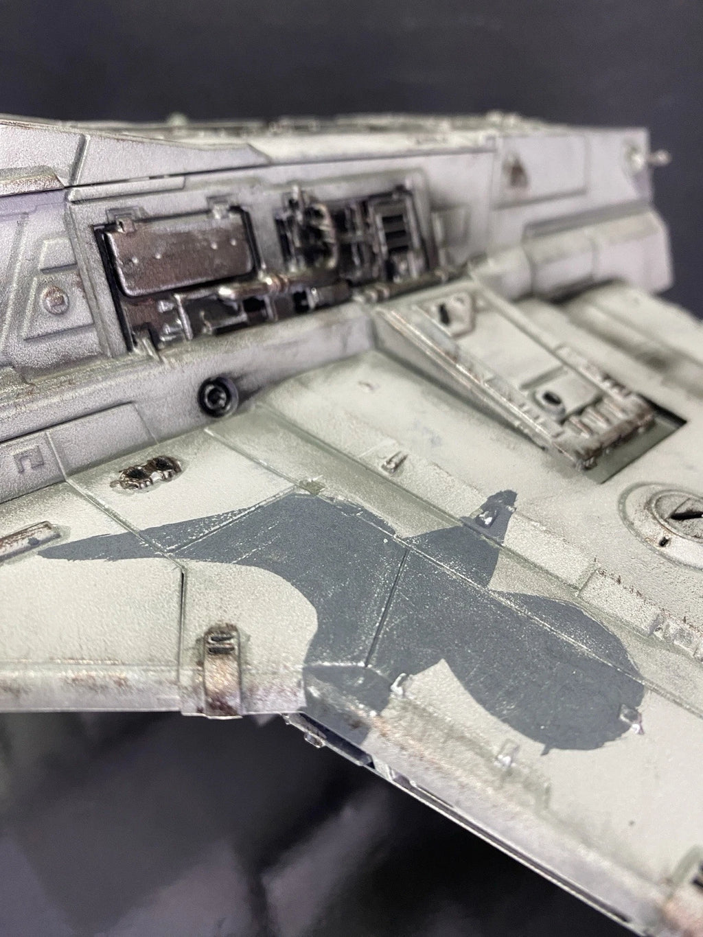 Camouflage Star Wars Rancor Talon E Wing Kenner Vintage Black Series Collectible