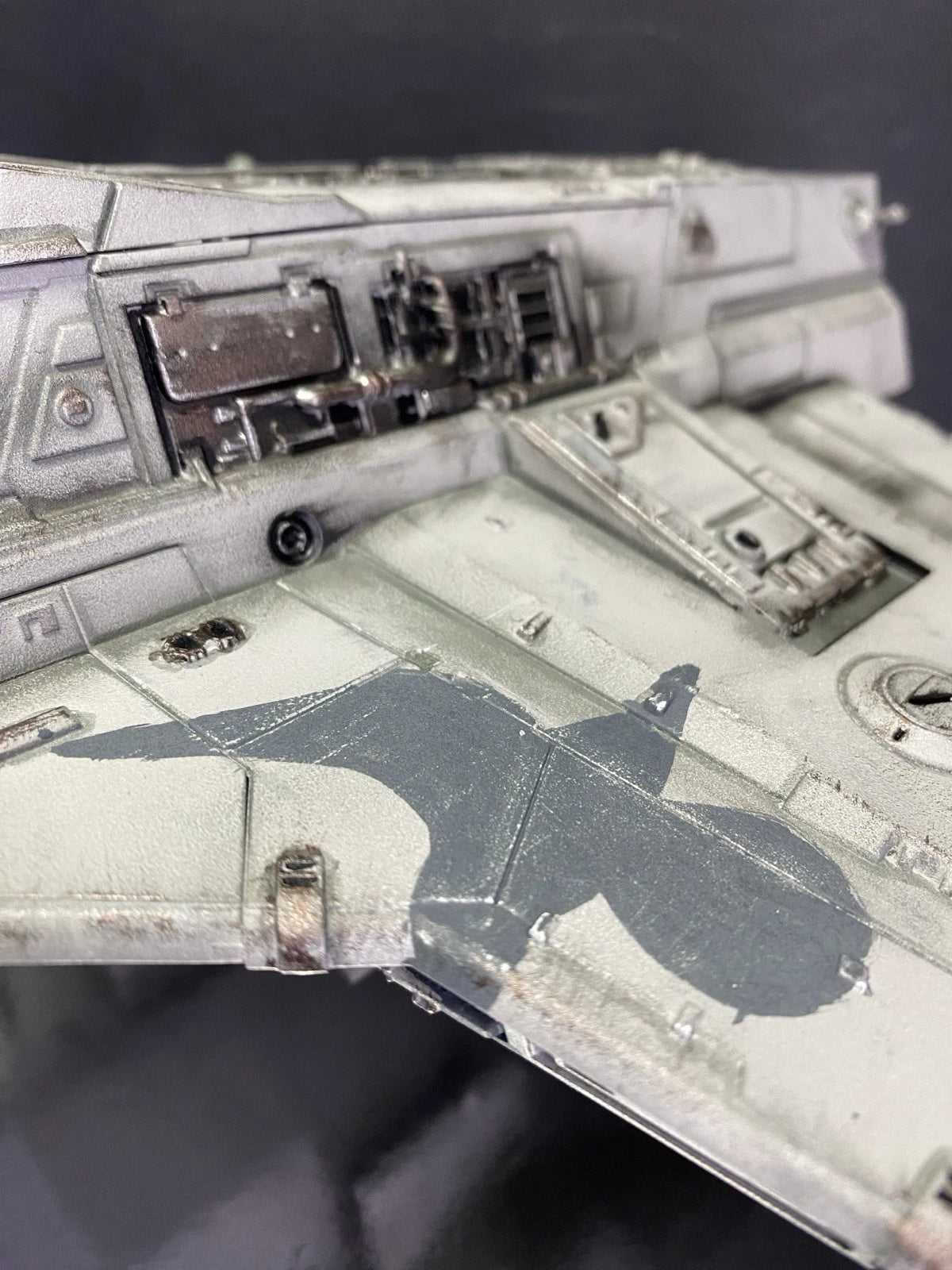 Camouflage Star Wars Rancor Talon E Wing Kenner Vintage Black Series Collectible