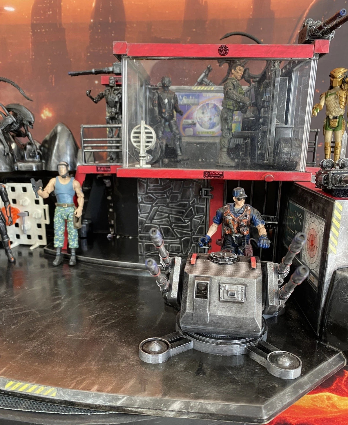 Star Wars Sith Maul Imperial Base Diorama Andor Vintage Kenner Collectible