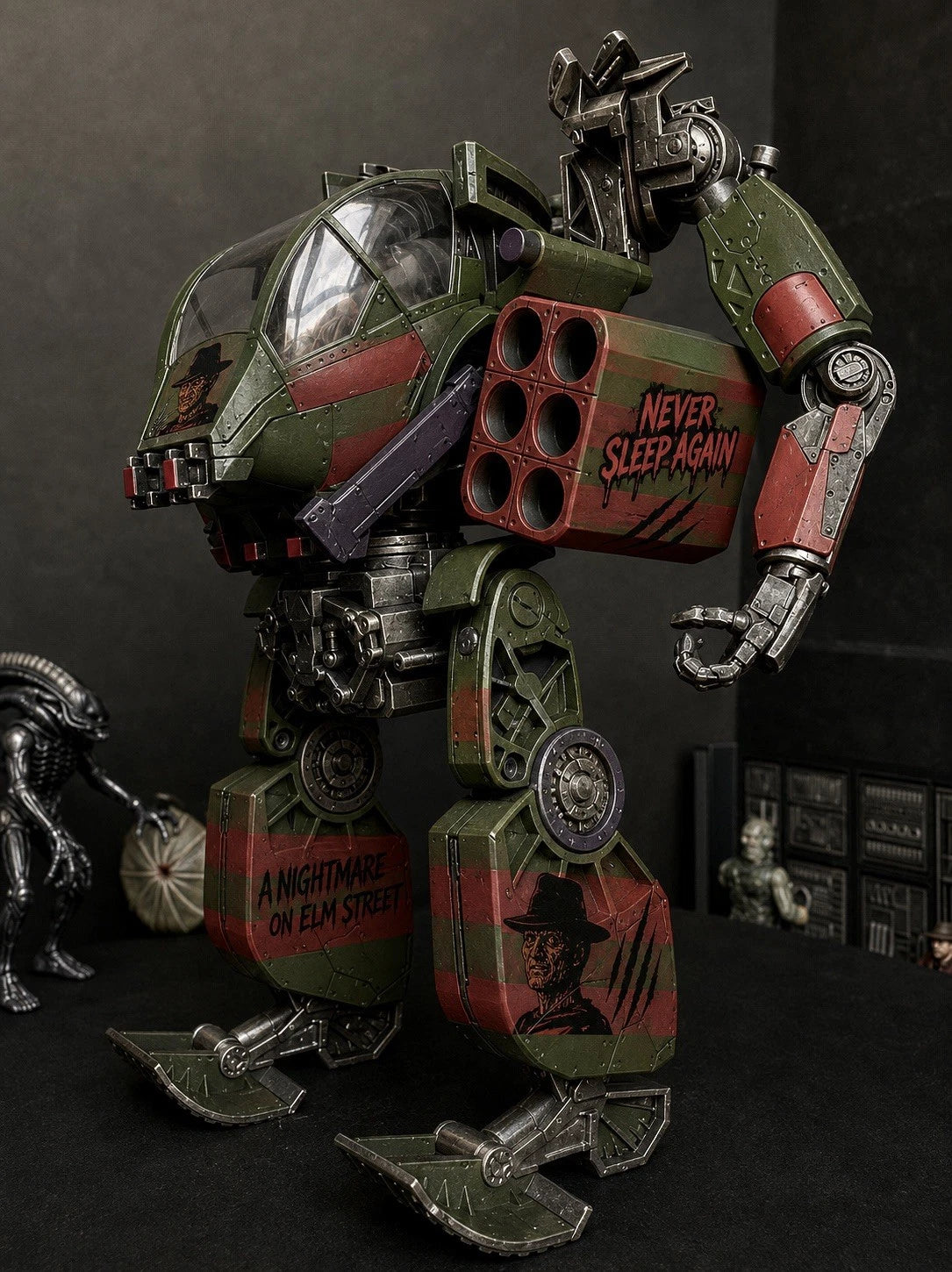 Custom Horror Vehicle Commission | Collector Artwork Vintage Kenner Collectible