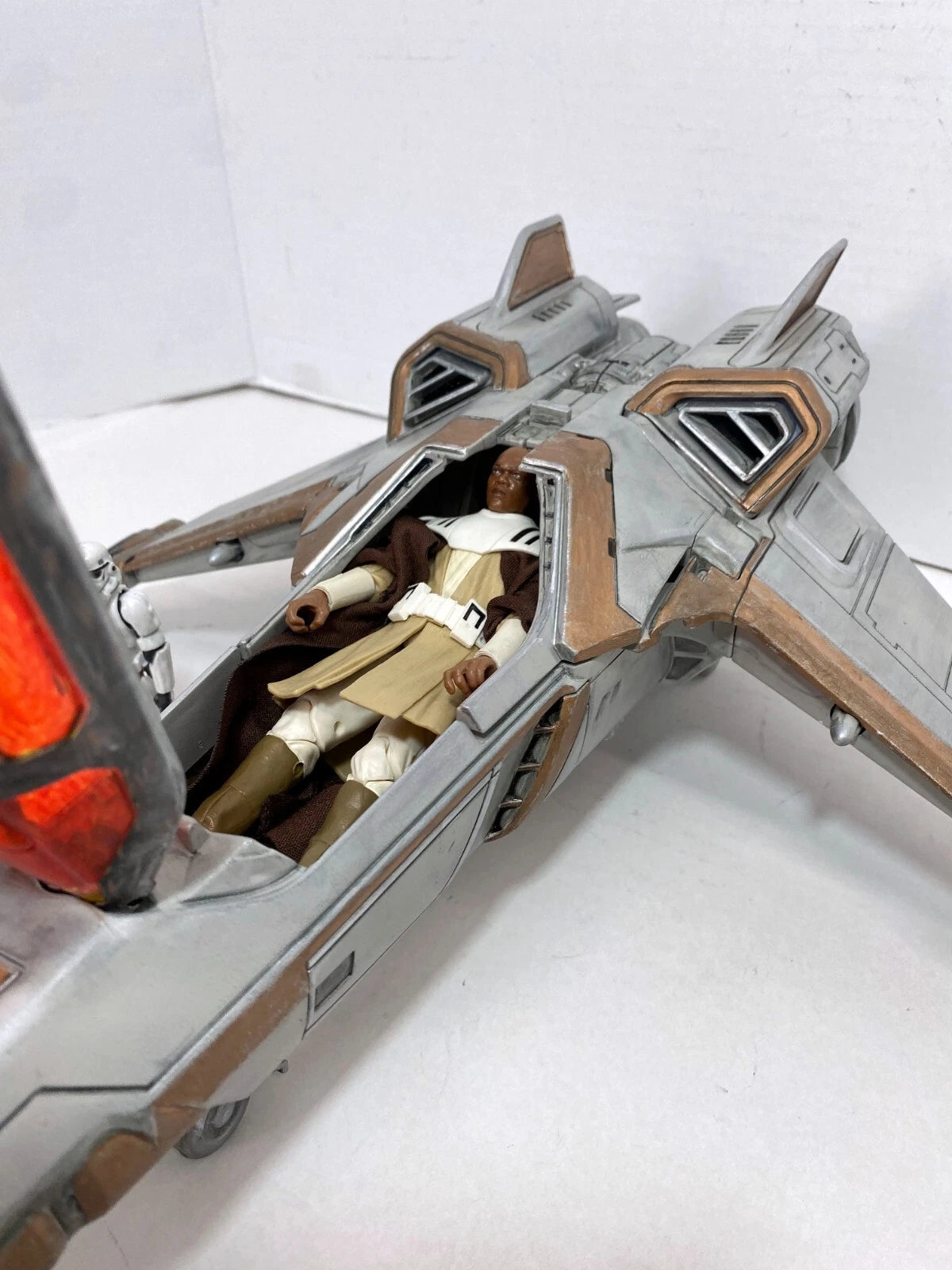 Star Wars Crimson Glass Starfighter Custom Ahsoka Rebels Clone Wars Mandalorian