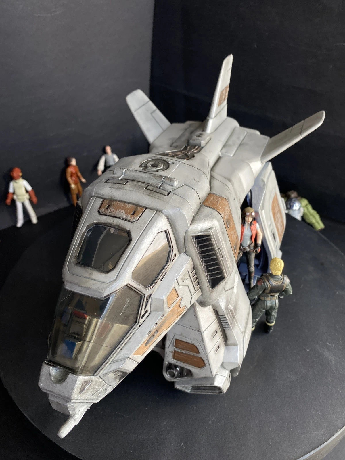 City Perimeter Courier-7 Custom Logan’s Run Shuttle Diorama Sci-Fi Vehicle