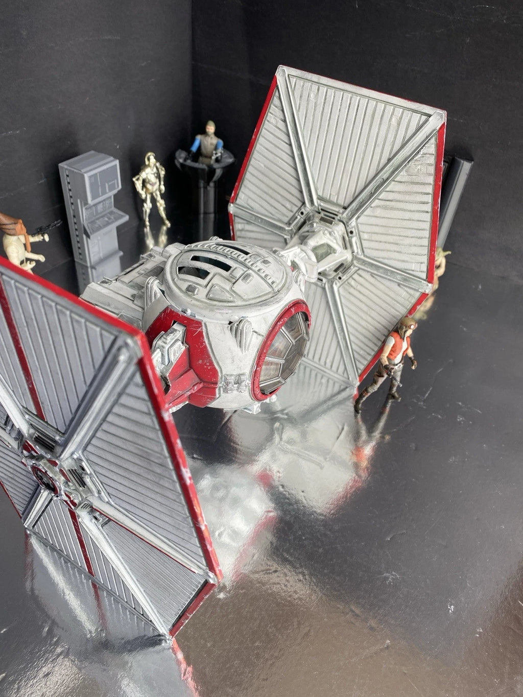 Star Wars TIE Fighter Vintage Collection Imperial Empire Sith Custom Starfighter