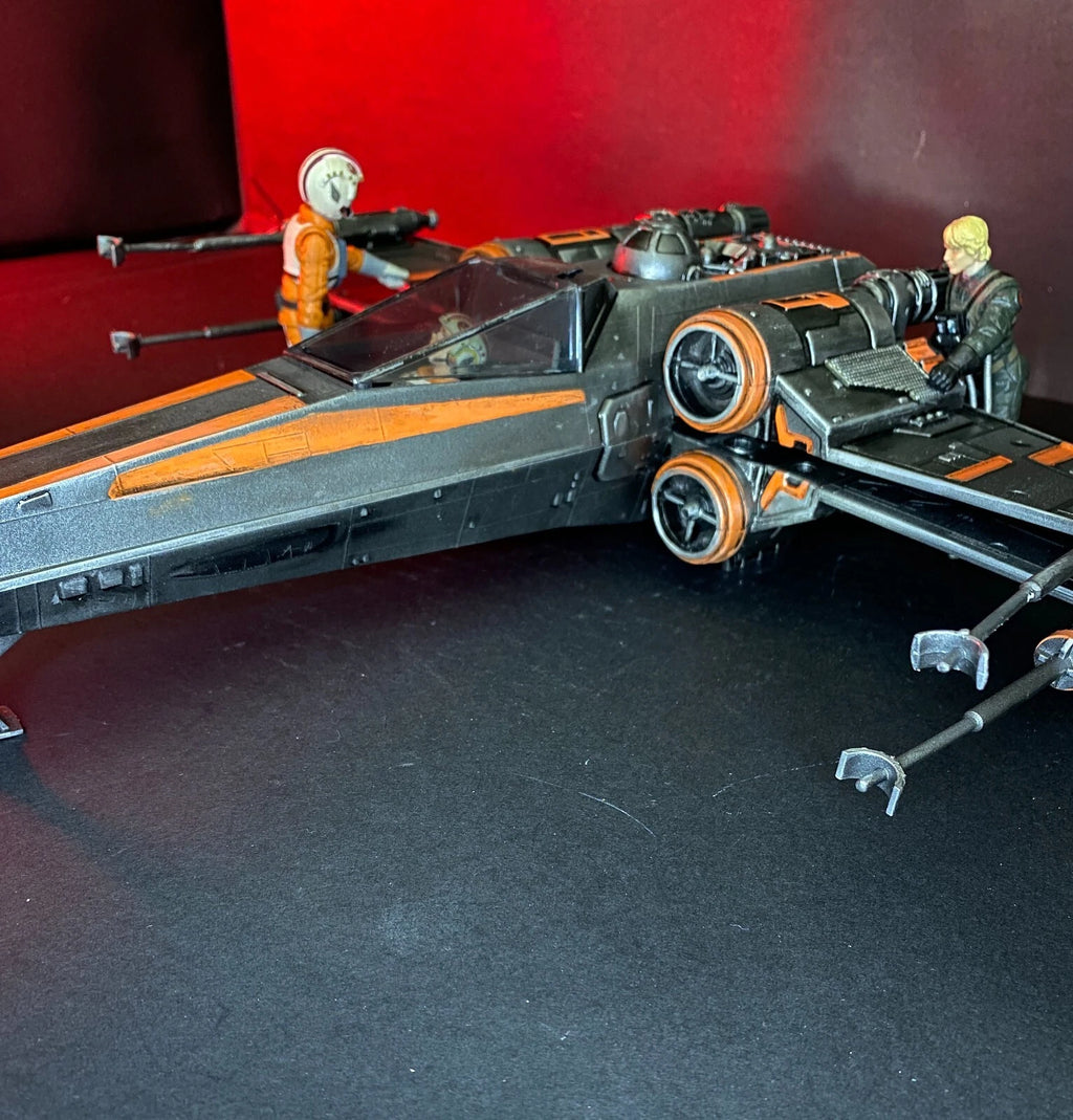 Star Wars X Wing Fighter Vintage Kenner Custom ROTJ Death Star Battle Fighter