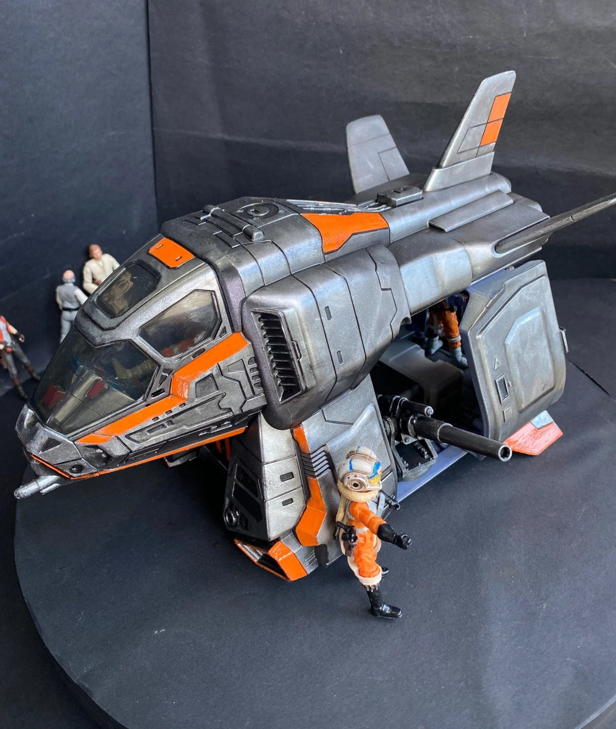 Star Wars Shuttle Gunship Transport Andor Rogue One Clone Wars vintage Custom