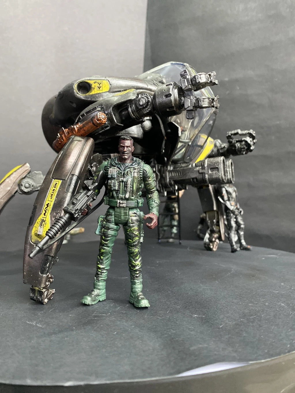 COBRA WIDOW-STINGER VAS-9 Assault Walker Custom VTOL Gunship GI Joe collectible