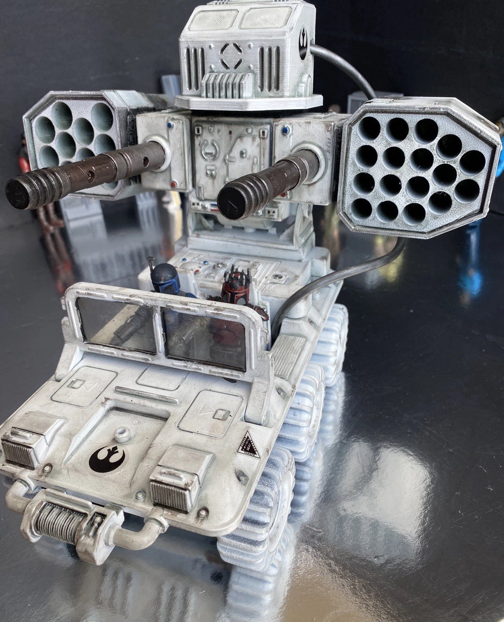 Snowhammer Rebel Rocket Truck 1:18 Hand-Painted Andor Vintage Kenner Star Wars