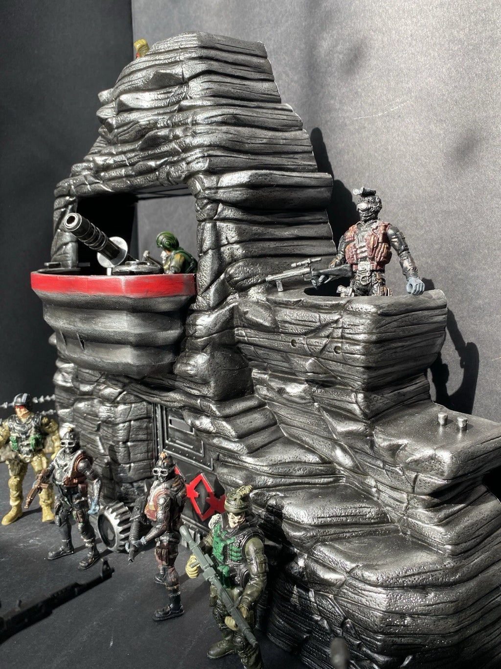 GI JOE COBRA DEVELOPMENTAL TERROR DOME Bunker Diorama Collectible Vintage