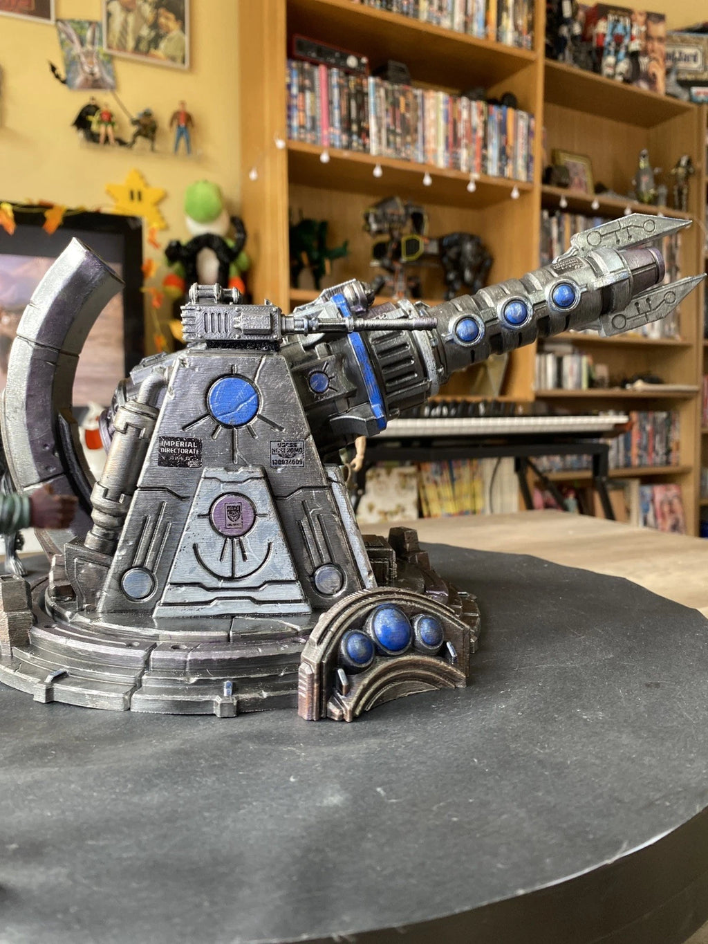 Bastion Sigma-9 Siege Cannon Emplacement | Warhammer 40K Custom Display Terrain