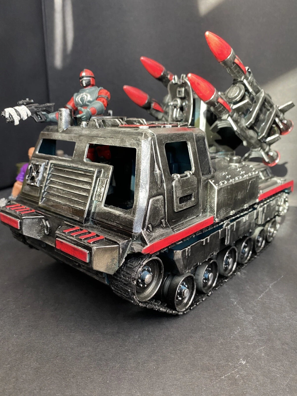 COBRA “RATTLETRACK” MISSILE CRAWLER | GI JOE Heavy Strike Launcher collectible