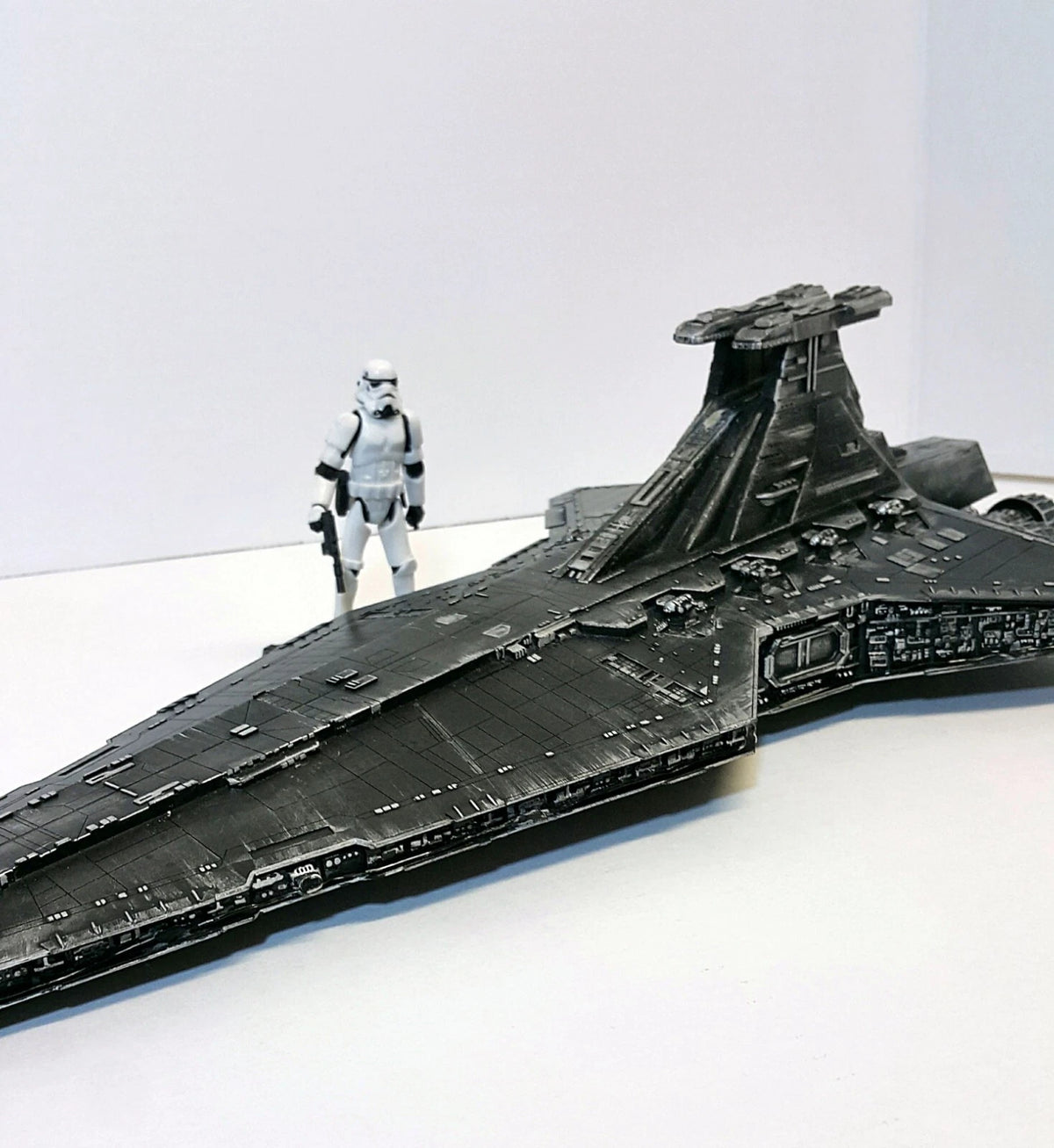 Rare Star Wars Star Destroyer New Hope Empire Vintage Kenner Collectible Custom - view 2
