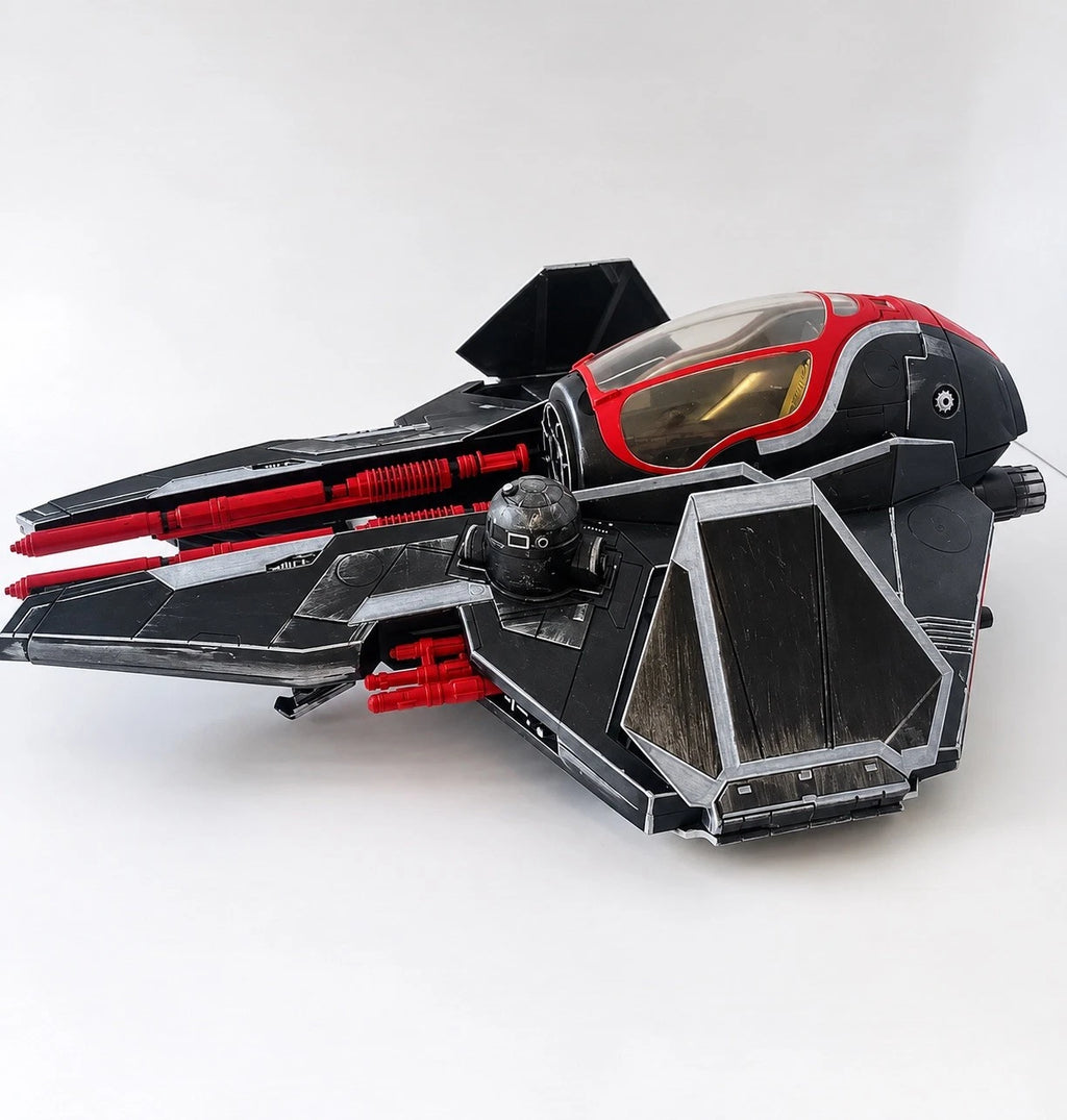 Red Talon — Custom Imperial Interceptor Starfighter Hand-Painted collectible - view 4