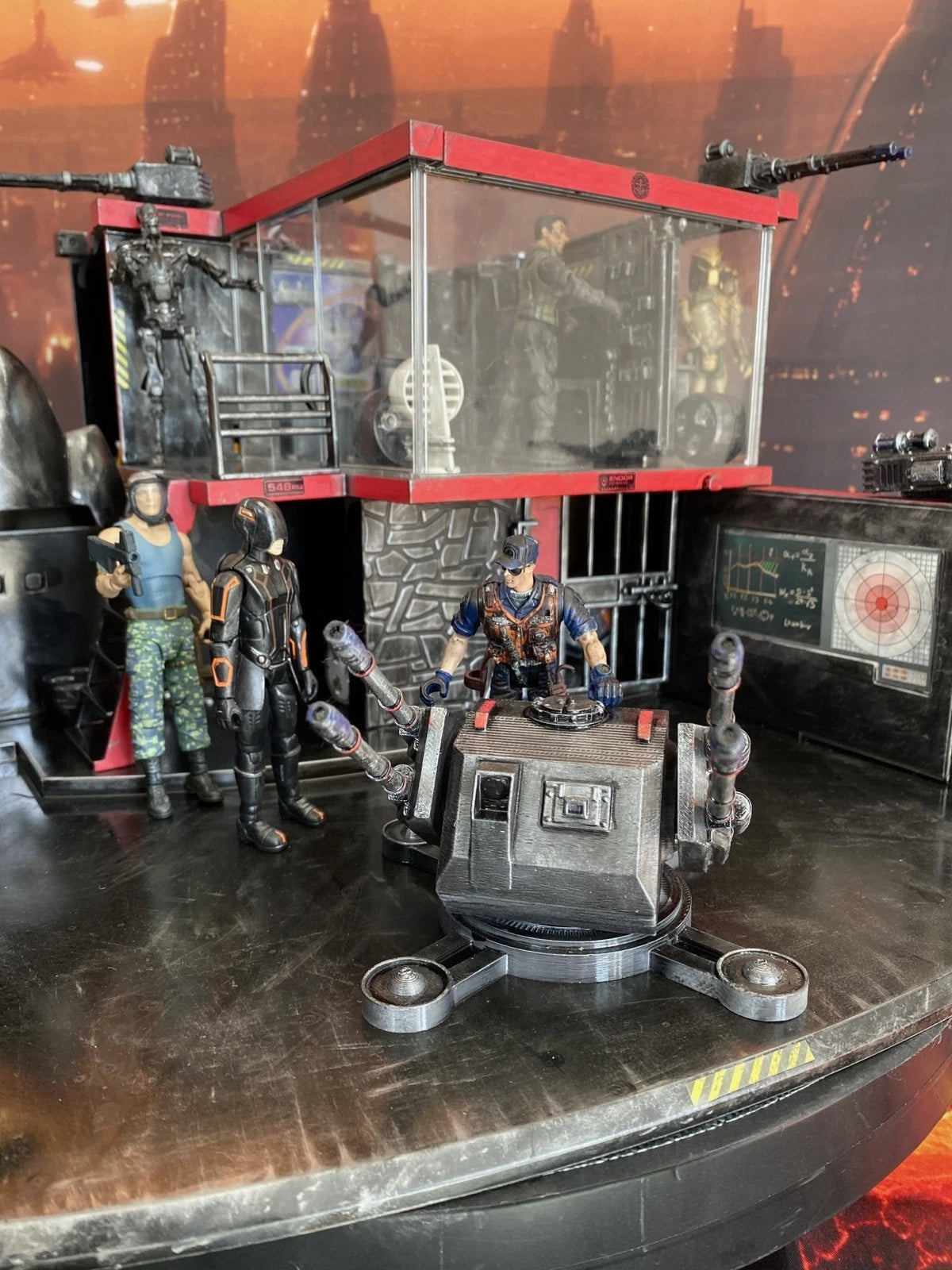 Star Wars Sith Maul Imperial Base Diorama Andor Vintage Kenner Collectible