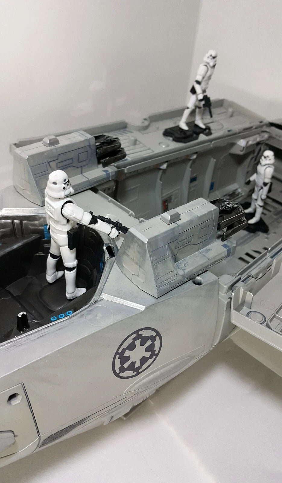 Imperial Recon Shuttle Ghostclaw Custom Andor Transport vintage Kenner Star Wars - view 20