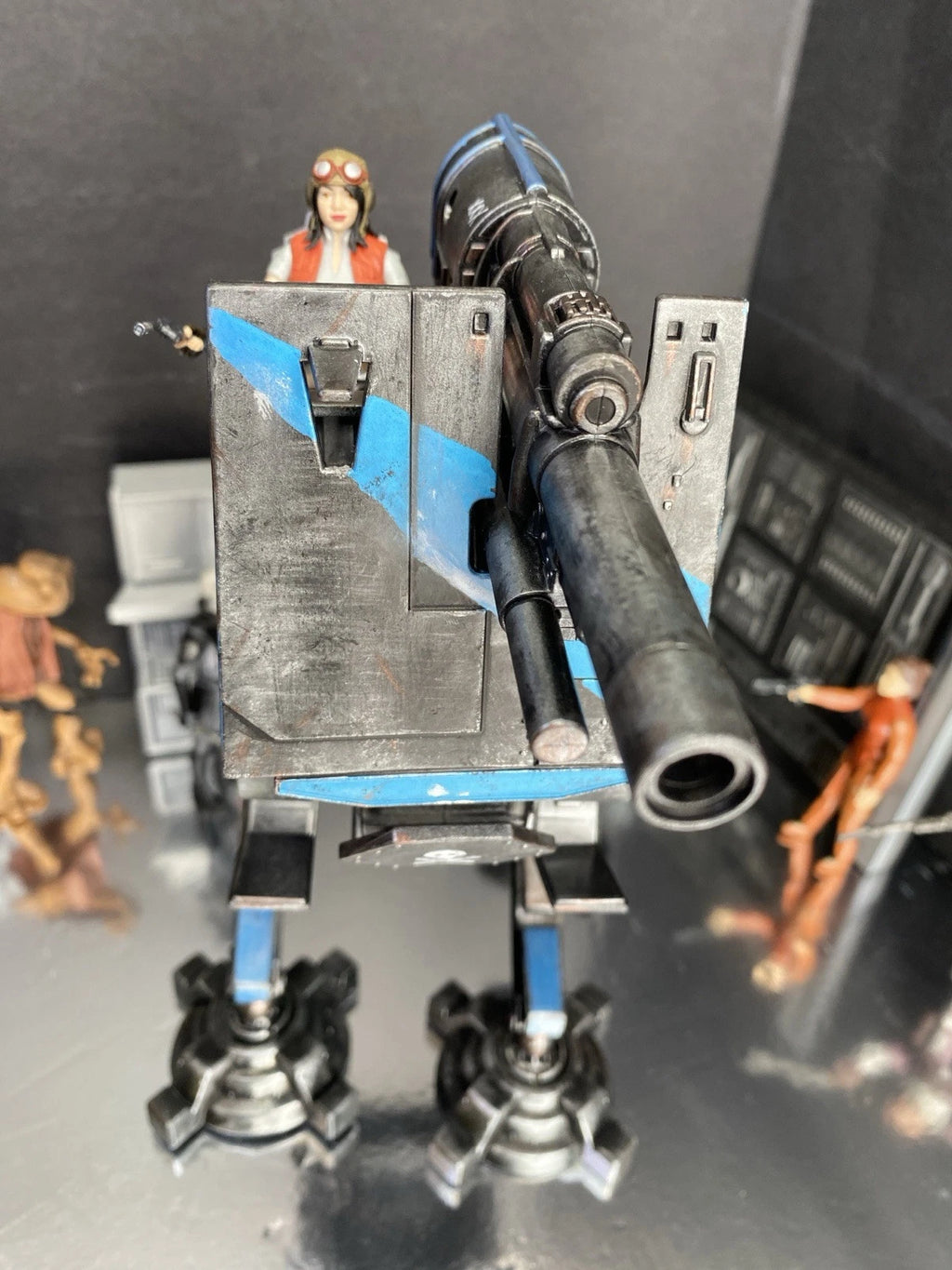 Blue Jackal Custom Imperial AT-DT War Walker 1:18 Hand-Painted One-Off Star Wars